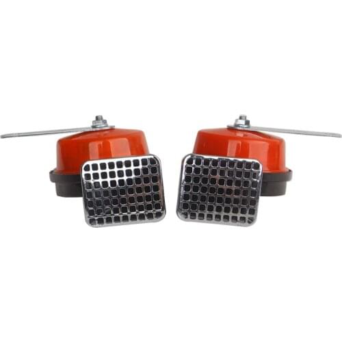 Snail horn 12V whistle horn waterproof electronic high and low bass pair with 24V GM Sound level 118db