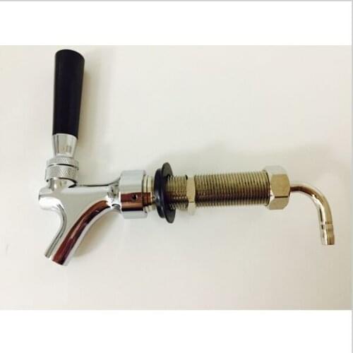 92.5 mm shank US style brass material draft beer tap/faucet for your homebrew jockey box or beer fridge