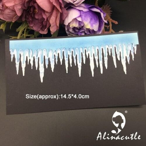 Metal Cutting Die Cut Icicle Winter Scrapbooking Paper craft album Handmade Card Stencil Cutter Punch art cutter