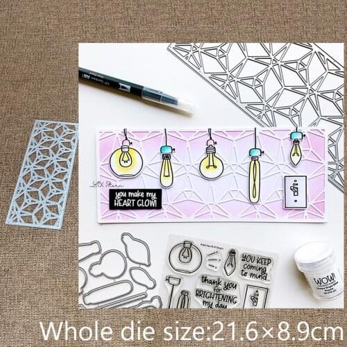 XLDesign Craft Metal stencil mold Cutting Dies TRILLIANT SLIMLINE FRAME scrapbook die cuts Album Paper Card Craft Embossing