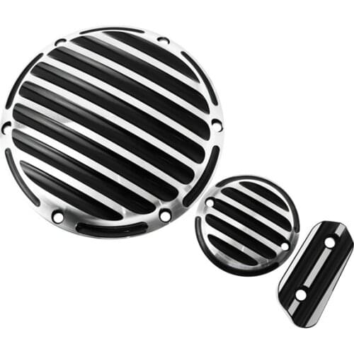 Motorcycle 6 Holes Timer Clutch Timing Covers Inspection Cover Cap For Sportster Iron XL883 XL1200 2004-2015