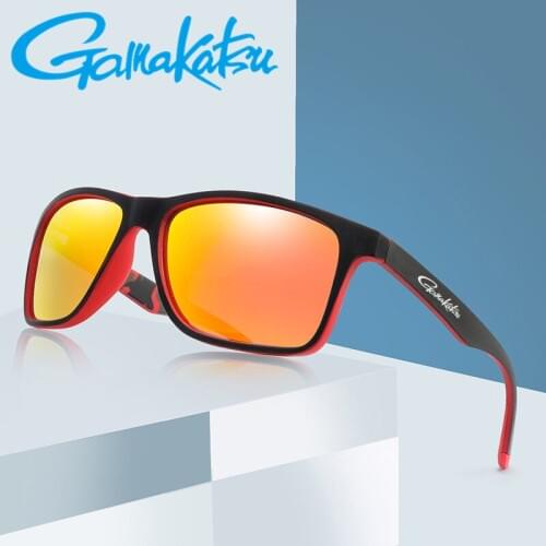 Gamakatsu 2021 Mens Polarized Drive Fishing Glasses Summer Outdoor Mountaineering Fashionable Colorful Film Sports Sunglasses
