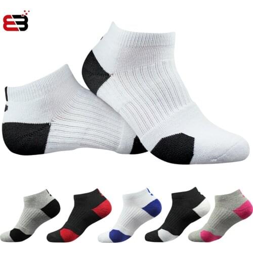 5 Pairs Thick Crew Socks men sport cotton high quality Professional Sports Gifts Socks Short Tube man Invisible