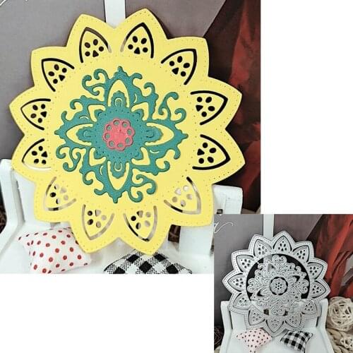 It is suitable for metal cutting die and scrapbook DIY embossing paper process to make circular background frame 2020 new