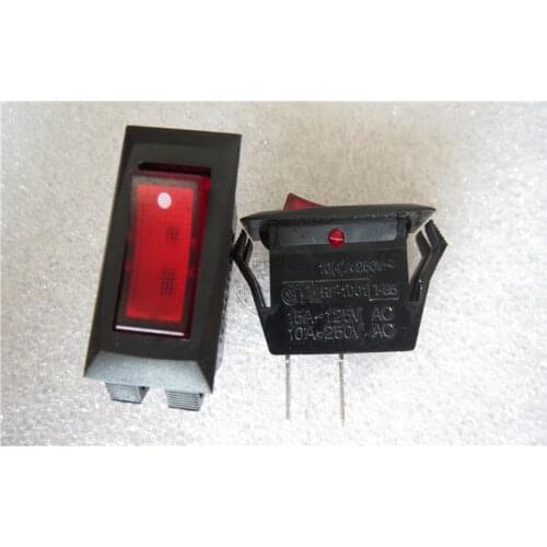 Original New 100% RF-1001 power rocker switch 2pin 2gear no light rocker switch 10A