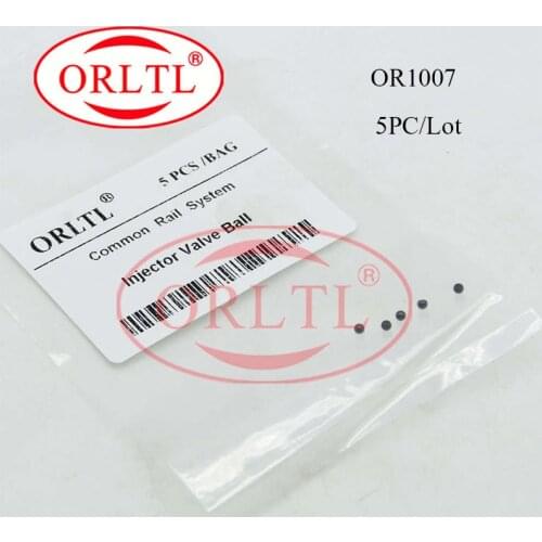ORLTL E1022008 5pcs/bag，= Half Ball Common Rail Injector Valve Ball Auto Engine Diesel Fuel Injection Adjusting Ball For Denso