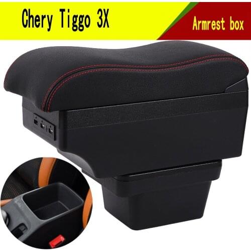 For Car Chery Tiggo 3X Armrest Box central Store content Storage arm support elbow rest