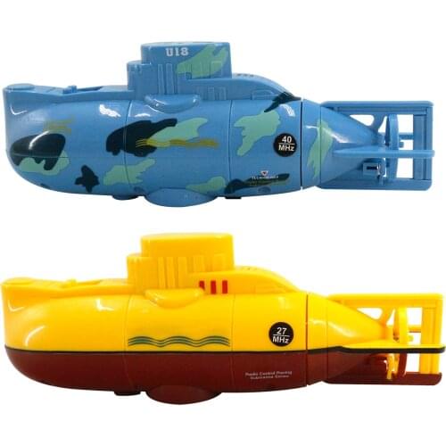 Mini RC Submarine Speed Remote Control Boat Waterproof Diving Toy Gift for Kids Boys and Girls New Year Gift 23Mins Playing Time