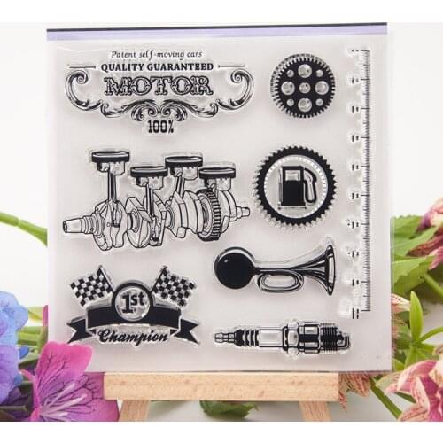 Transparent Silicone Seal DIY Retro Stamp Alphabet English Travel Material Clear Stamps Journal T1264