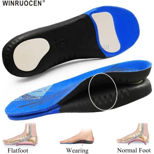 Sport Orthopedic Insoles for Severe Flat Feet Arch Support Insoles for Shoes Orthotic Plantar Fasciitis Shoe Pad Relief Pain
