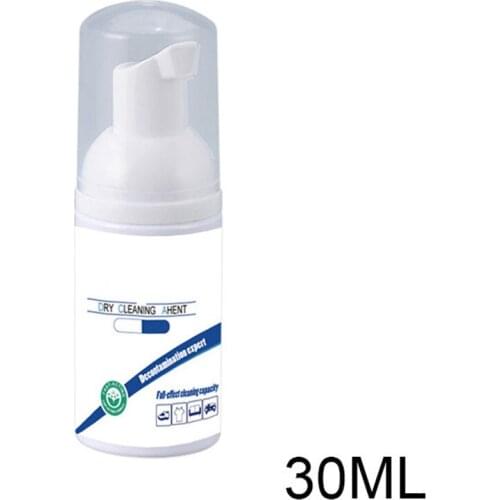 Foam Cleaner Cleaning Supplies Waterless 30/100ml for Clothing Shoes Bag Home CLH@8