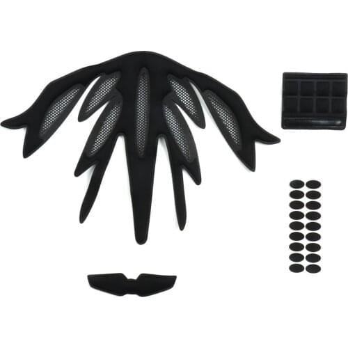 Helmet Inner Padding Net Foam Pads Kit Sealed Sponge Protective Lining Protection Liners for Riding Cycling Bike Bicycle Racing