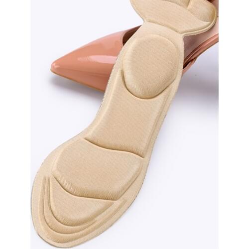 Heel Cushion Inserts Sponge Shoes Pads Non-Slip Heel Cushions Sponge Insoles Comfortable Reduce Foot Pain For Women