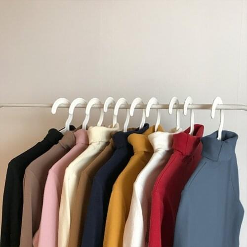 Womens Turtleneck Bottoming Shirt Spring Autumn 2021 New Korean Long Sleeve Inner Tops