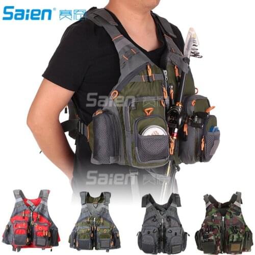 Strap Fishing Vest Adjustable for Men and Women, for Fly Bass Fishing and Outdoor Activities