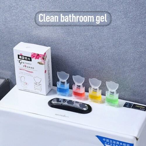1pc Newest Flower Aromatic Toilet Gel Toilet Deodorant Cleaner Toilet Fragrance Remove Odors And Leave No Traces Cleaner