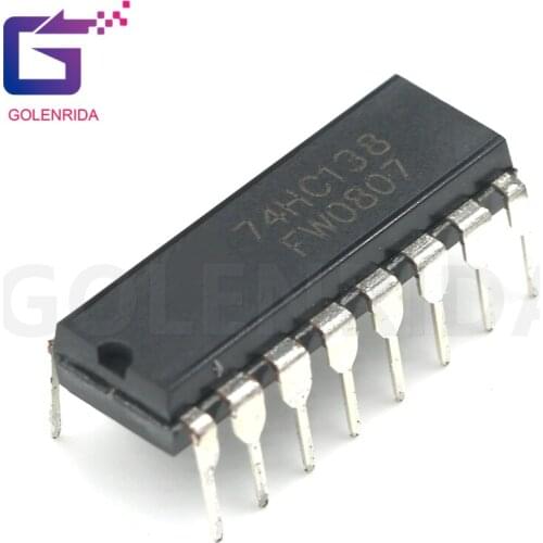 10PCS SN74HC138N DIP16 SN74HC138 DIP 74HC138N 74HC138 DIP-16