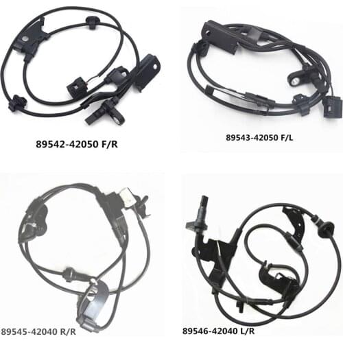 4pcs/lot ABS Wheel Speed Sensor for Toyota RAV4 2.4L 2.5L 3.5L 89546-42040 L/R 89545-42040 R/R 89542-42050 F/R 89543-42050 F/L