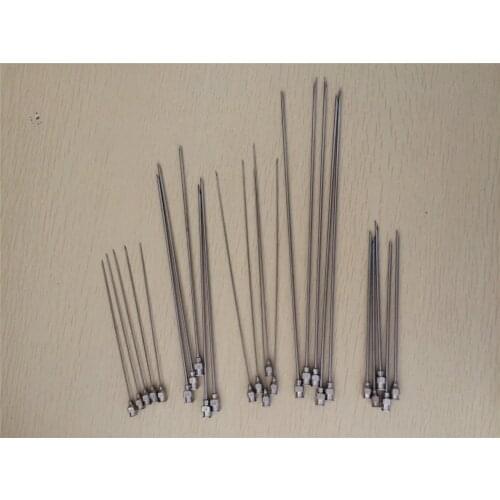 5pcs 200mm Long 25G To 13G Stainless Steel Syringe Needle Dispensing Needle Lab Experiment Needle Sharp End