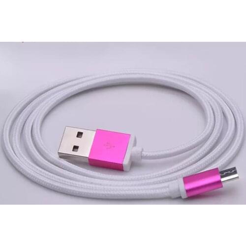 5PCS/LOT Micro USB Cable for Samsung galaxy S7 HTC MEIZU SONY Android 1m Fast Charge wire Microusb Mini USB Charger Cable