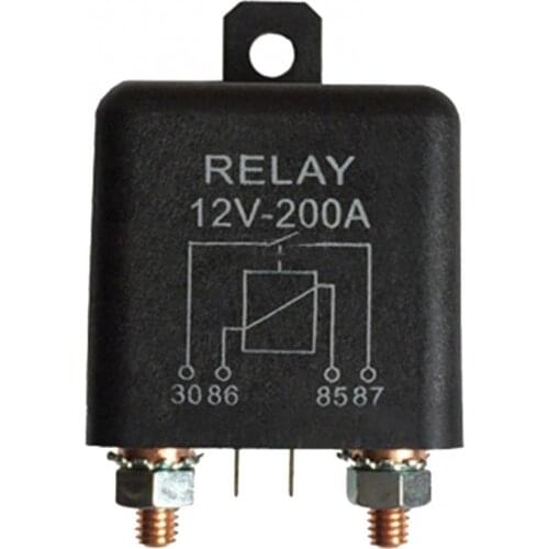 50% Dropshipping!ZL180 12V 200A Seal 4 Pins Terminal Automotive Starter Relay With Accessories