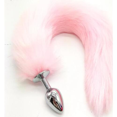 6style Silicone Artificial wool hair tail go out female backyard anal plug anal sex doll toys SM anal dilator sex product B023