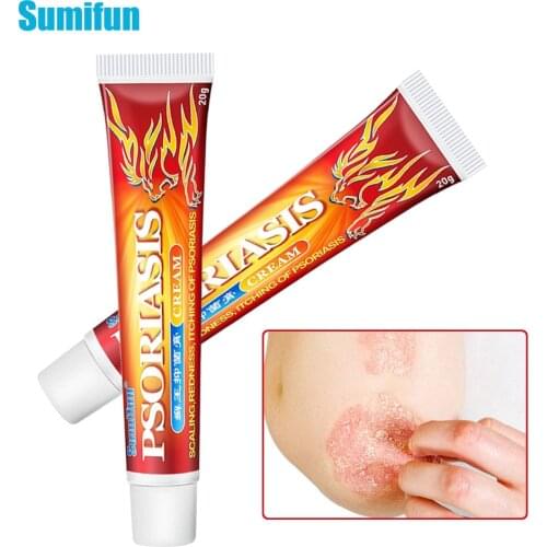 20g Sumifun Psoriasis Antipruritic Cream Pruritus Eczema Dermatitis Ointment Antibacterial Anti-Itch Herbal Medical Plaster
