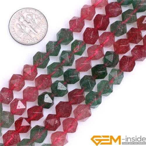 6mm 8mm 10mm AAA Grade Faceted Multicolor Cherry Quartz Beads Natural Stone Beads DIY Loose Bead For Cambay Jewelry Making