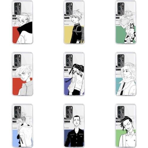 Tokyo Avengers revengers anime Phone Case For Huawei P40 P30 P20 Mate Honor 10i 30 20 i 10 40 8x 9x Pro Lite Transparent Cover