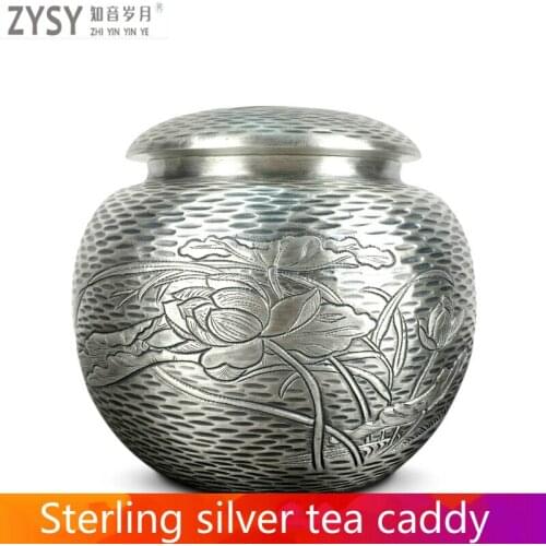 Pure silver exquisi teteapot kettles tea cup chinese kung fu tea set drinkware
