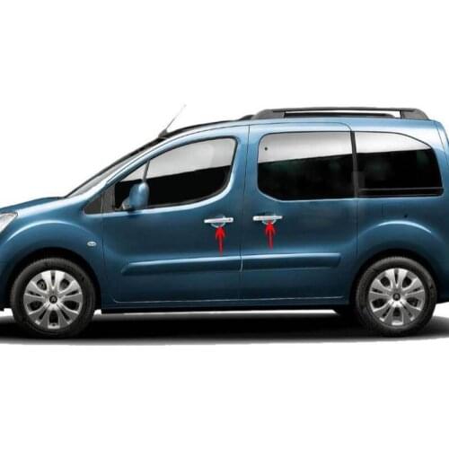 Car Door Handle Cover For Peugeot Partner II Tepee 2008-UP