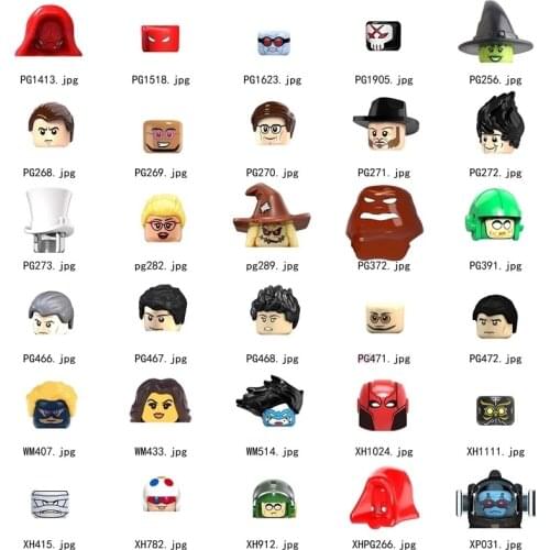 Heroes Movie Series Bricks Racoon Red Death Murder Machine Dawnbreaker Figures Heads Toys Building Blocks Toys For Kids