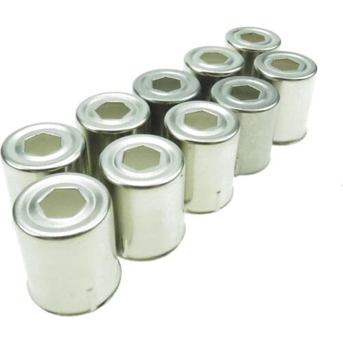 10PC/LOT Stainless Steel Pentagon Hole Magnetron Caps for Microwave Replacement Parts for Microwave Ovens Copler Microondas Caps