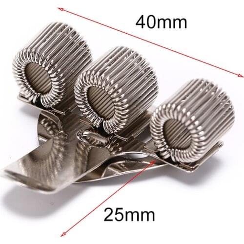 1 Piece Triple Hole Metal Pen Holder With Pocket Clip - Doctors, Nurse, Uniform etc