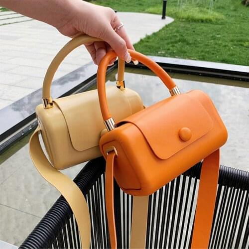Trendy Candy Color Shoulder Bags 2021 Summer Branded Women Designer Handbag Luxury PU Leather Mini Crossbody Bag Totes Purses
