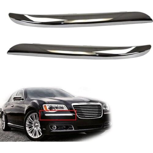 Car Front Bumper Molding Front Chrome Trim Bumper Trim for CHRYSLER 300 2011-2014 Car Styling