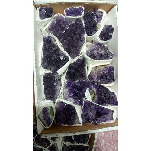 Natural amethyst quartz Crystal gemstone cluster meditation reiki healing chakra rough amethyst crystal specimen home decoration