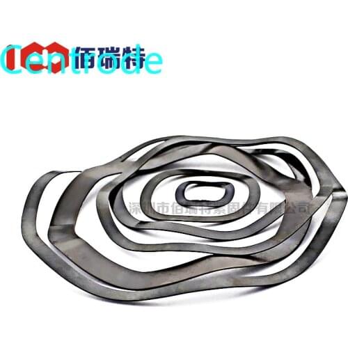 Spring steel 65Mn peak washer wave-shaped washer squiggle elastic washer M3-M40 10PCS