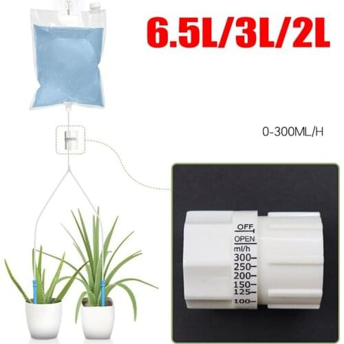 2L/3L/6.5L Adjustable Self Watering Bag Green Plant Flower Irrigation Drip Bag Garden Planter Irrigation Watering Seepage Bag