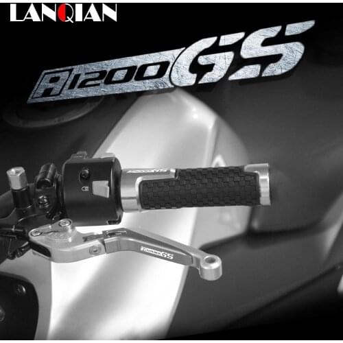 Motorcycle Brake Clutch Levers & Handlebar Handle Bar Grips For BMW R1200GS 04-12 R1200GS ADVENTURE 06-13 R1200G ADV LC 14-18