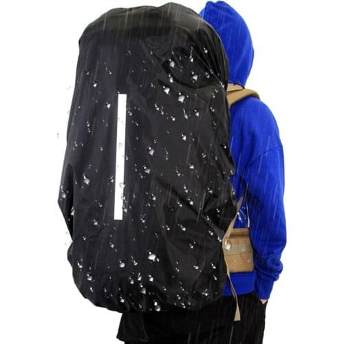 Backpack Rain Cover 15-65L Reflective Waterproof Bag Cover Outdoor Camping Travel Rainproof Dustproof Covers For Backpacks New
