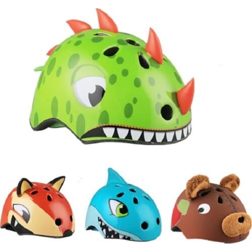 Cycling Helmet Kids Helmets Safety Helmet Lightweight Cute Pattern Breathable Vents Shock-absorbing Bike Cycling Equipment Sport