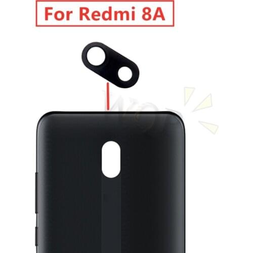 2pcs for Xiaomi Redmi 8a Camera Glass Lens Back Rear Camera Glass Lens Replacement Repair Spare Parts with Glue