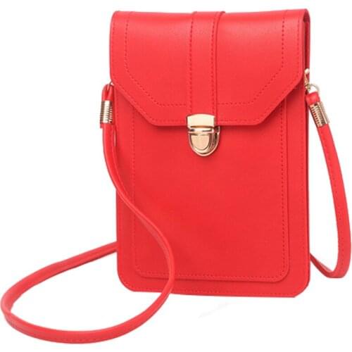 Ladies Wallet Spring New Products Thin PU Ladies Bag Explosive Lock Ladies One-Shoulder Messenger Bag Multi-Functional Clutch