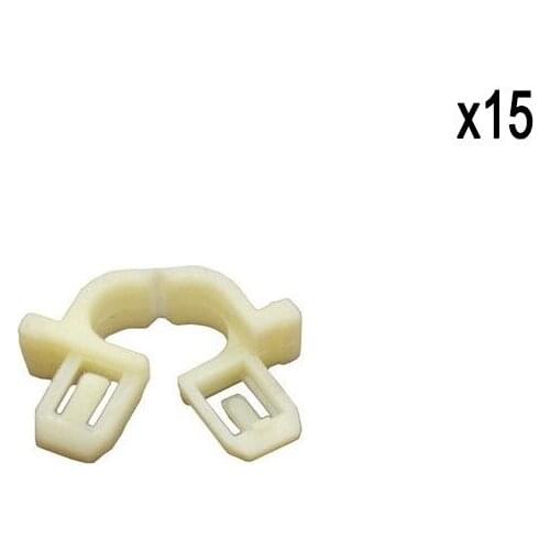 15x Nylon Fit For Honda Acura #90652-SB2-023 Windshield Washer Rivet Retainer Clip