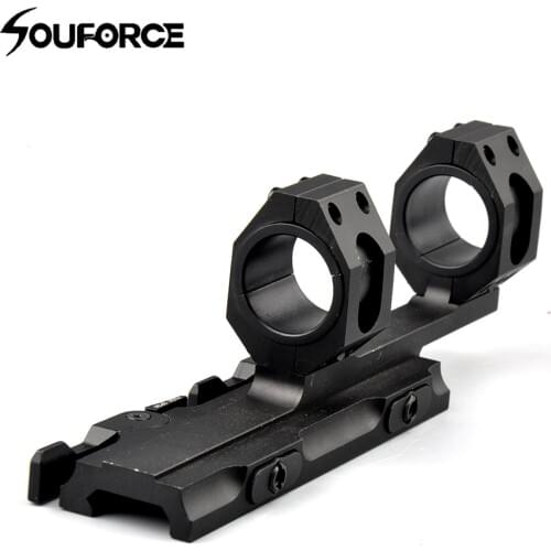 Quick Detach Autolock Extended 25.4mm/30mm Diameter Mount Base Ring for 20mm Picatinny Rail Hunting Gun Accessory