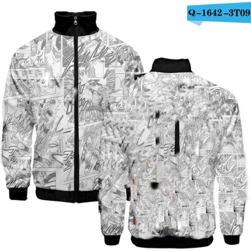 Baseball Jacket clothing Anime Kawaii Hoodies Men Women Harajuku Hip Hop baseball uniform Custom logo Dropshipping