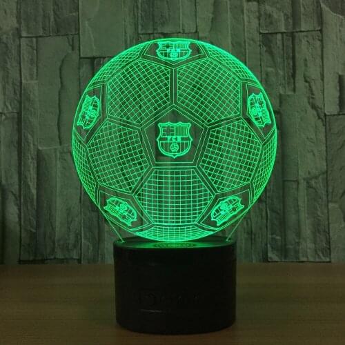 Bluetooth speaker new soccer 3d Cartoon characters remote control led creative products gift nightlight best gift