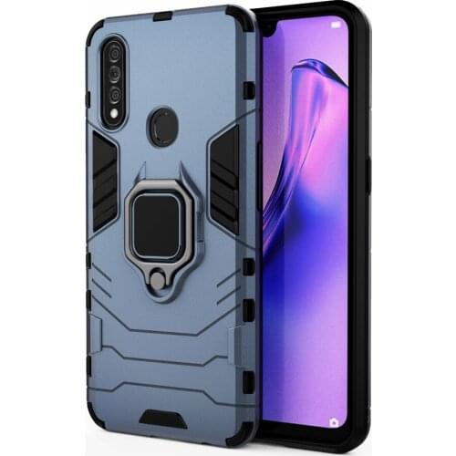 For OPPO A31 A8 6.5" Case Shockproof Ring Stand Bumper Silicone + PC Phone Back Cover for OPPO A31 2020 With Magnet Funda Etui