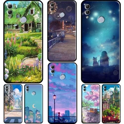 Anime Scenery For Huawei Honor 10X 8 9 10 Lite 20 10i 7X 4C 7C 6C 7A Pro 8X 9X 8A 9A 8S 9S Phone Case